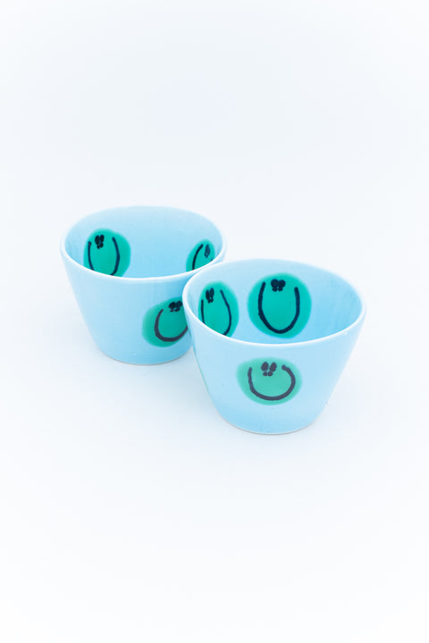 Frizbee Ceramics Super Cup-Blue Smile