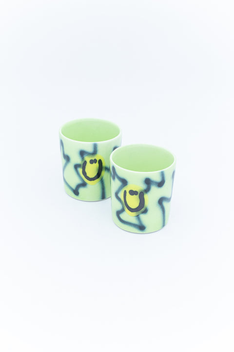 Frizbee Ceramics Bulle Cup-Gradient Smile