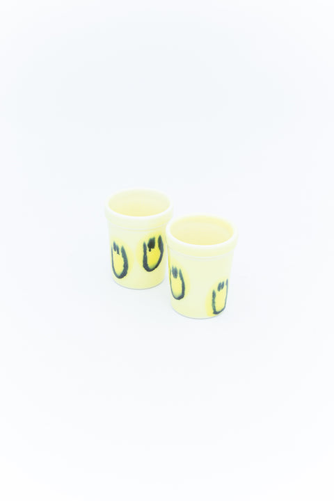 Frizbee Ceramics Play Cup-Yellow Smile