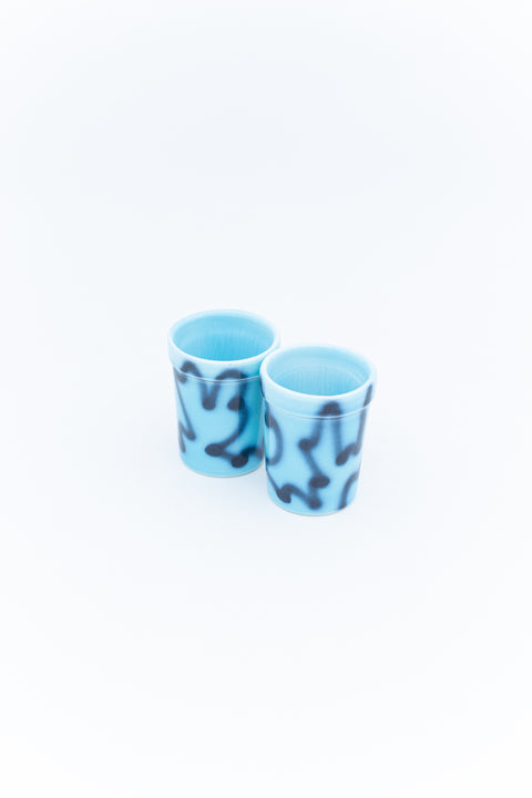 Frizbee Ceramics Play Cup-Blue Pizza