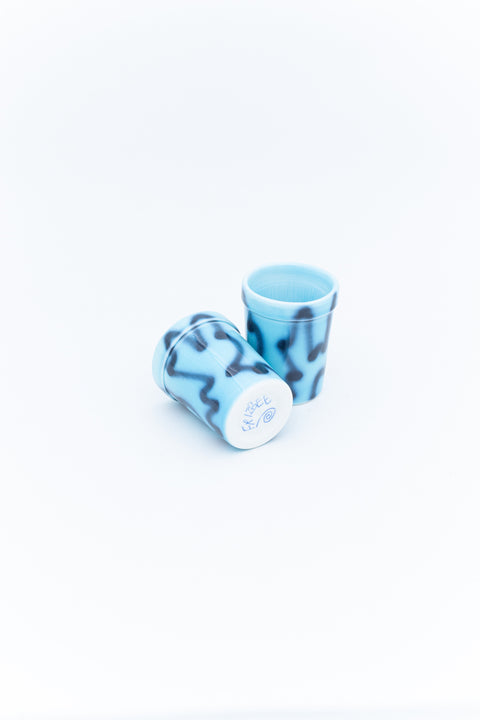 Frizbee Ceramics Play Cup-Blue Pizza