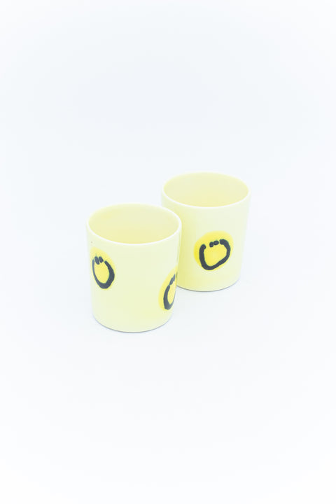 Frizbee Ceramics Bulle Cup-Yellow Smile