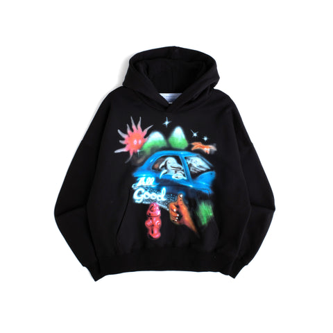 All Good Airbrush Hoodie