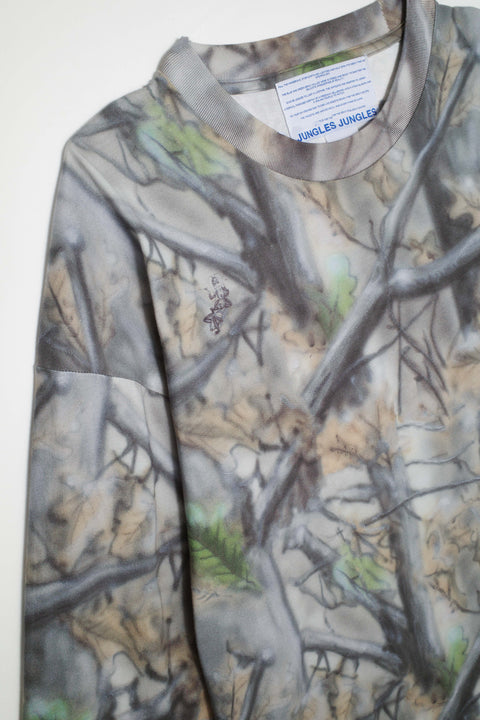 Airbrush Tree Camo Long Sleeve Tee