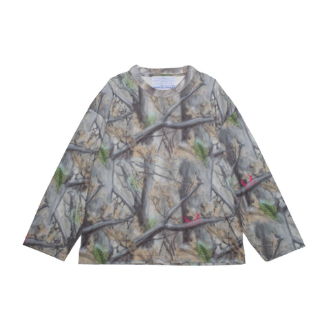 Airbrush Tree Camo Long Sleeve Tee