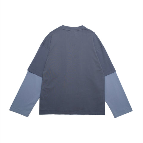 Double layer long sleeve tee