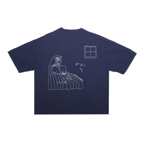 Slow Down Tee - Navy