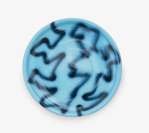 Frizbee Ceramics XS Plate-Blue Pizza