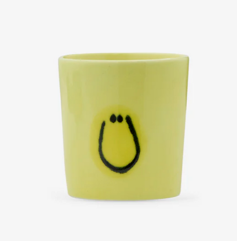 Frizbee Ceramics Bulle Cup-Yellow Smile