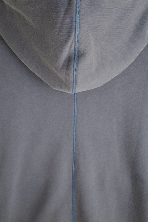 Appointment Only Zip-Up Hoodie- Vintage blue