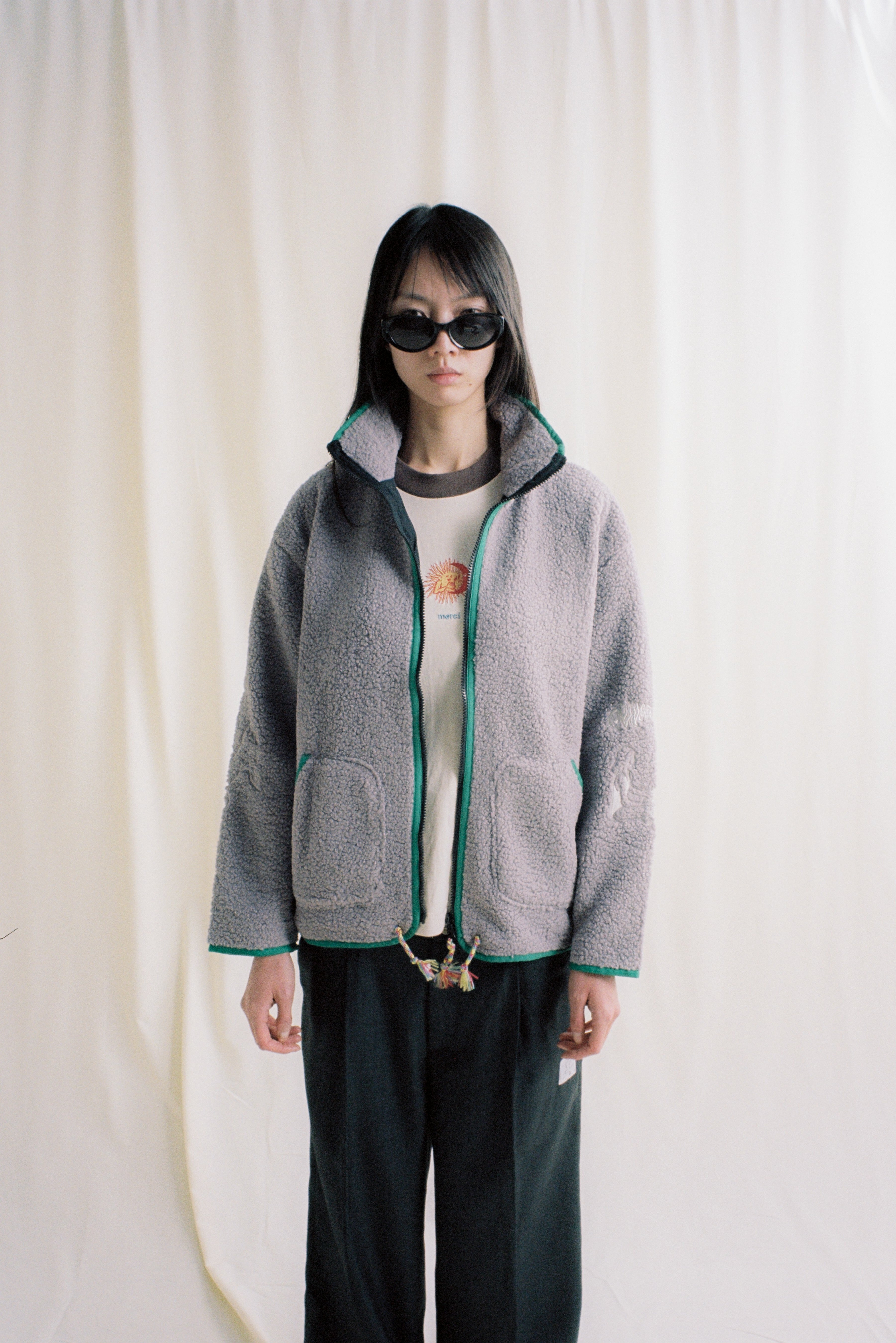 Solace Reversible Sherpa Jacket - JUNGLES