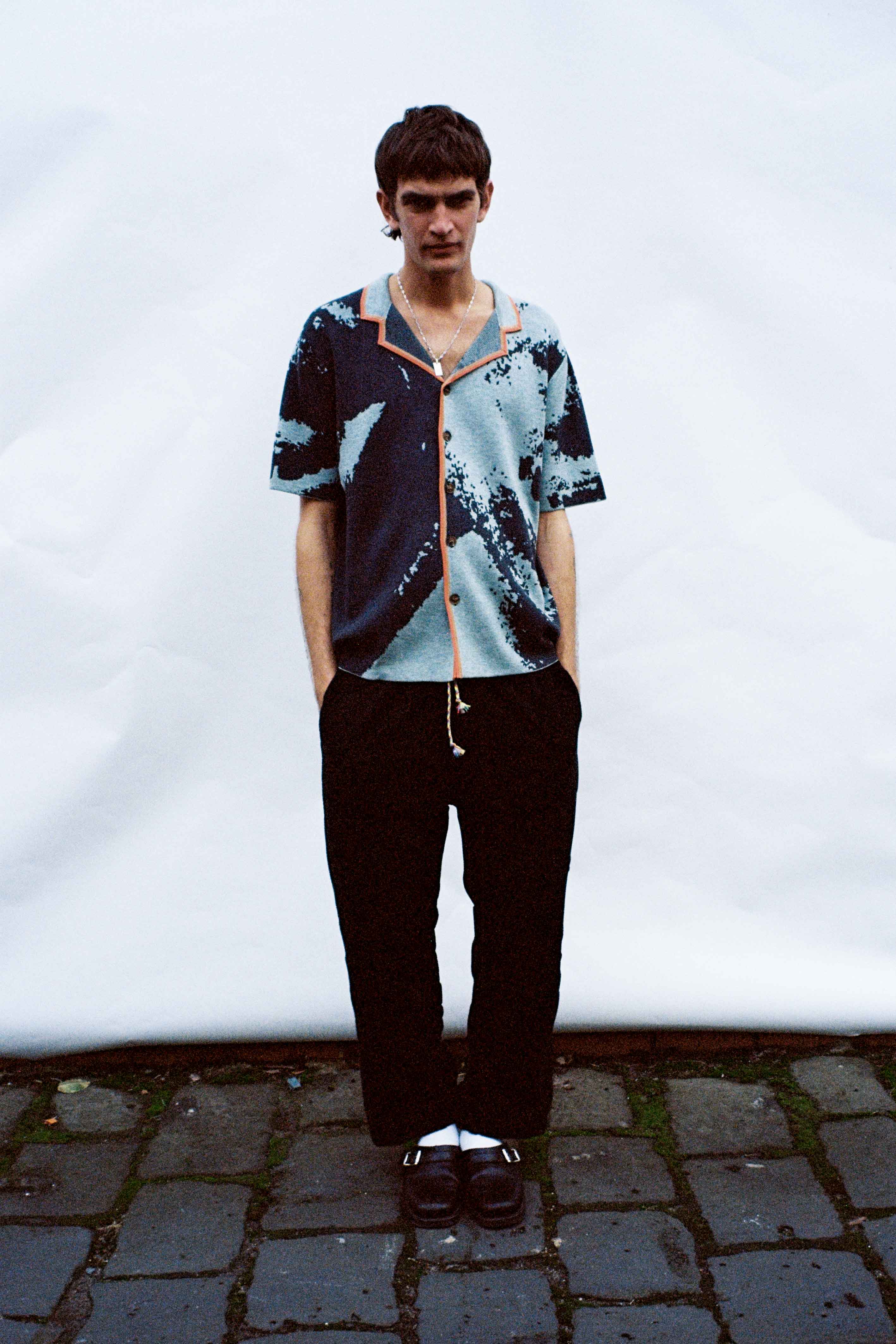 Smile Heavy Knit Shirt - JUNGLES