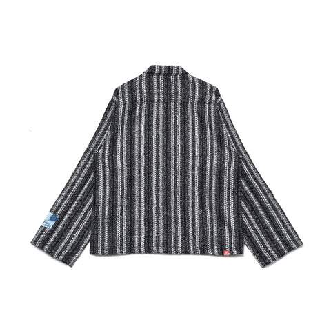 Bouclé Wool stripe Jacket