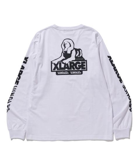 OG XLARGE SPHINX LOGO LS TEE WHITE