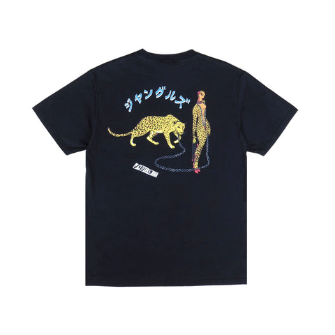 Leopard ss tee black